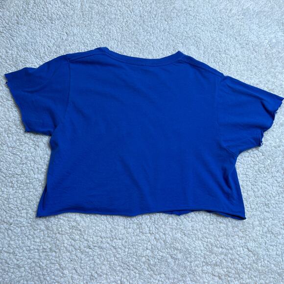 Levi's Blue Cropped Tee Small - Picture 5 of 5